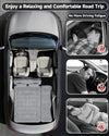 Umbrauto 29.53in/75cm Wide Car Air Mattress – Inflatable SUV, Truck & Van Back Seat Camping Bed with Pump & Pillows, Gray
