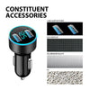 2-In-I Sterl Th Car Signal Jammer With Charging Pod, Car Dual USB Interface Mobile Phone Multi-Function Charger