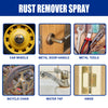 Rust Remover Spray, Car Wheel Reconditioning Rust Removal Paint Polishing Cleaning Decontamination Spray
